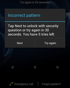 How to unlock Android Phone Pattern lock without Factory Reset