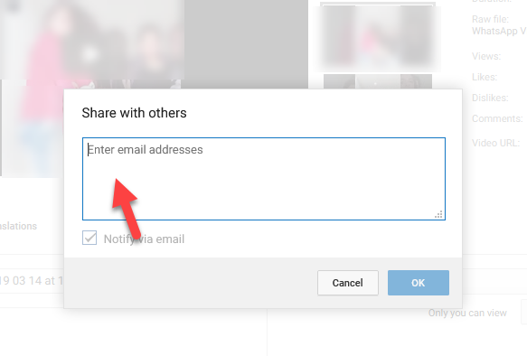 How To Share A Private Youtube Video