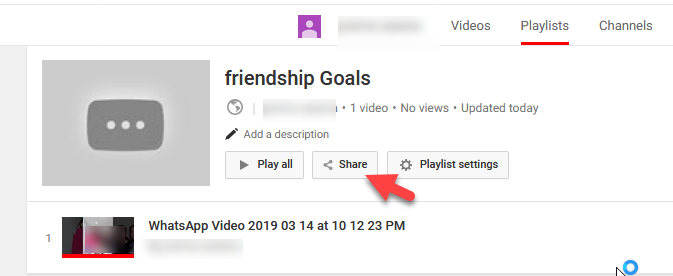 How To Share A Youtube Playlist