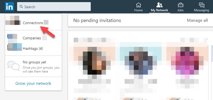 how to export linkedin contacts