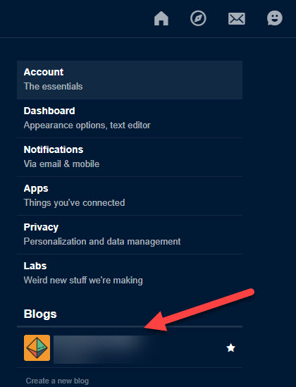 how to change primary blog & blog name on Tumblr