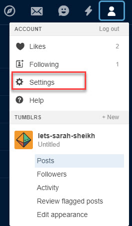 how to Block Tags on Tumblr