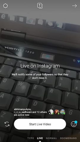 How to go live on instagram