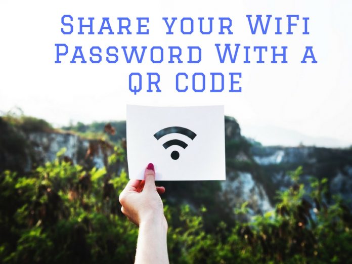 Share your wifi Password with QR Code