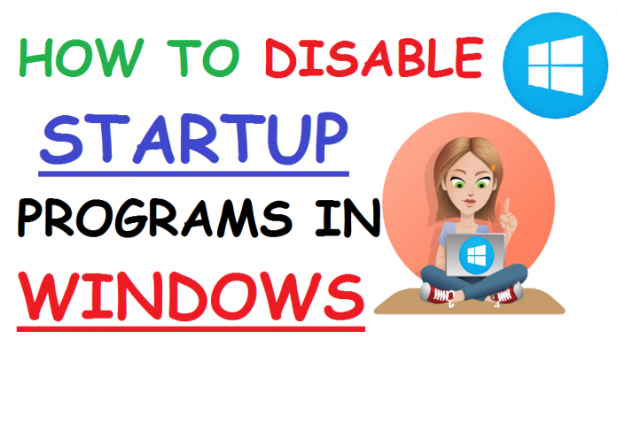 disable startup programs winows 10