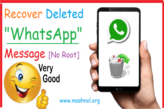 Recover Deleted Data From WhatsApp Data