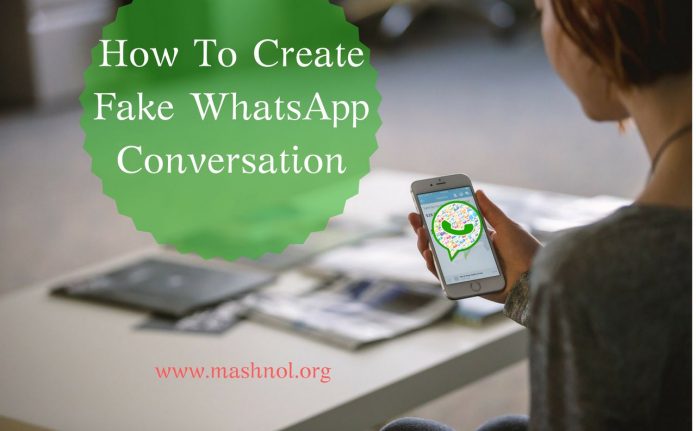 How To Create Fake WhatsApp Conversation on Android iPhone