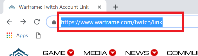 How to link warframe to twitch