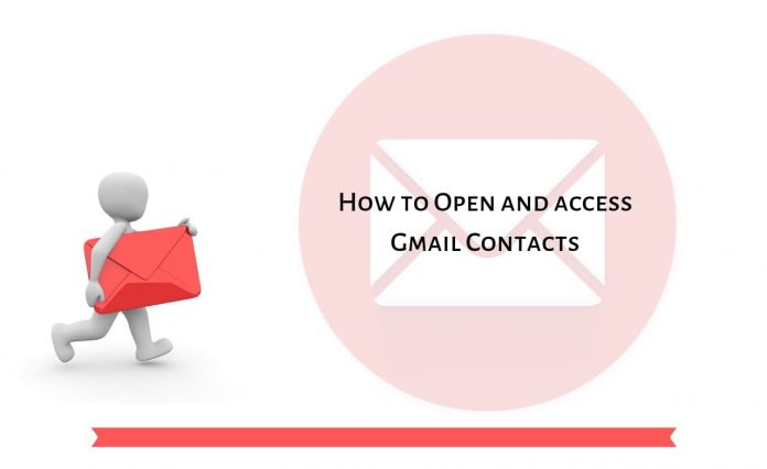 How to Open and access Gmail Contacts