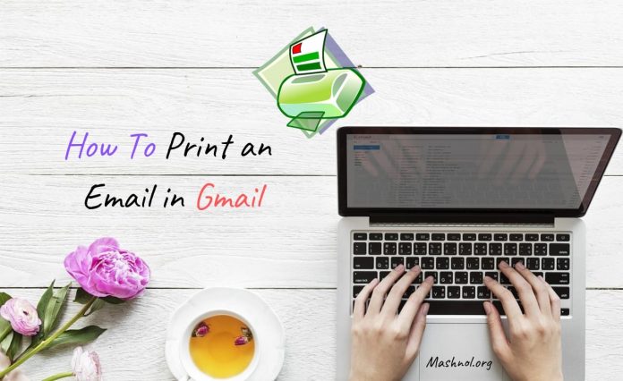 How To Print an Email in Gmail