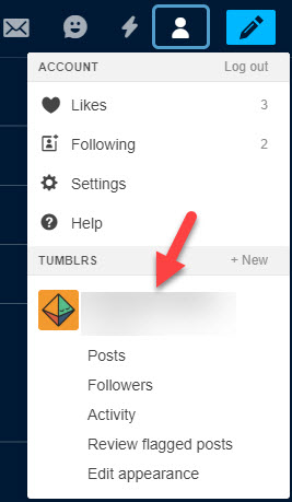 how to put a link in tumblr bio