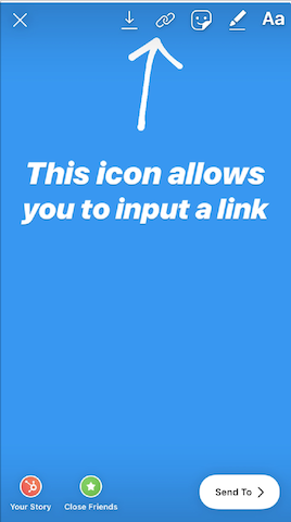 How to add link to Instagram Story