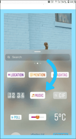 How to add music to Instagram story